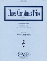 THREE CHRISTMAS TRIOS FLUTE TRIO cover